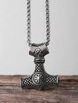 Mjolnir Necklace - Viking Thor Hammer Pendant