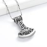 Viking Urn Necklace Set with Thor’s Hammer