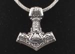 Sterling Silver Celtic Valknut Anchor Necklace