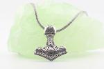 Sterling Silver Celtic Valknut Anchor Necklace