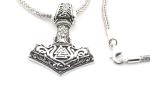 Sterling Silver Celtic Valknut Anchor Necklace