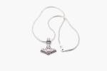 Sterling Silver Celtic Valknut Anchor Necklace