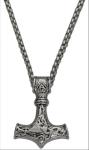 Men's Stainless Steel Viking Thor's Hammer Necklace