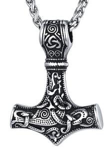 Thor's Hammer Necklace for Men - Viking Jewelry