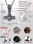 Thor's Hammer Necklace for Men - Viking Jewelry