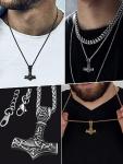 Thor's Hammer Necklace for Men - Viking Jewelry