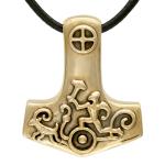 Bronze Thor Hammer Pendant Mjolnir Viking Talisman