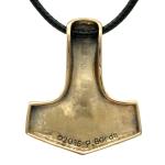 Bronze Thor Hammer Pendant Mjolnir Viking Talisman
