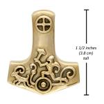 Bronze Thor Hammer Pendant Mjolnir Viking Talisman