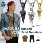 Odin's Gungnir Spear Head Necklace in Silver