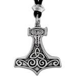 Pewter Mjolnir Pendant Necklace - Thor's Hammer