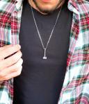 Sterling Silver Thor's Hammer Necklace for Men