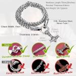 Thor's Hammer Necklace with Wolf Head Chain
