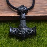 Thor Hammer Necklace – Viking Amulet Jewelry for Men