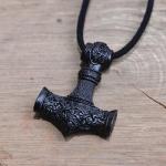 Thor Hammer Necklace – Viking Amulet Jewelry for Men
