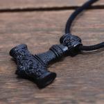 Thor Hammer Necklace – Viking Amulet Jewelry for Men