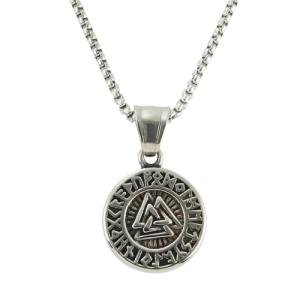 Viking Triskele Pendant Necklace with 50cm Chain