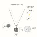 Viking Triskele Pendant Necklace with 50cm Chain