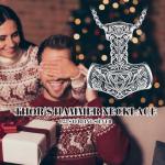 925 Silver Thor's Hammer Necklace for Men