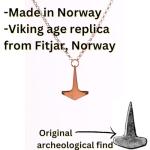 Thor's Hammer Necklace - Fitjar Museum Replica