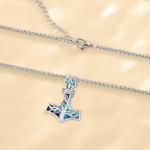 Sterling Silver Tree of Life Viking Necklace