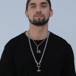 Thor's Hammer Necklace with Wolf Head Chain