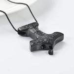 Vintage Norse Mjolnir Pendant Necklace for Men