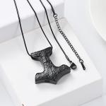 Vintage Norse Mjolnir Pendant Necklace for Men