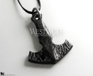 Viking Thor's Hammer Pendant - Mjolnir Design
