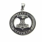 Men's 925 Silver Viking Thor's Hammer Pendant