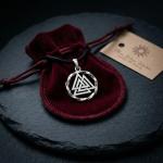 Valknut Viking Necklace - Sterling Silver Pendant