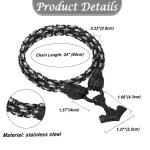 Thor's Hammer Necklace with Vegvisir and Valknut