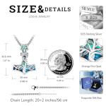 Sterling Silver Tree of Life Viking Necklace