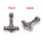 Mjolnir Necklace with 3D Thor's Hammer Pendant