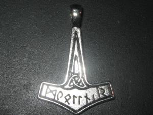 Thor's Hammer Mjolnir Norse Pendant Necklace