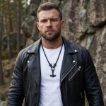 Viking Wolf Necklace with Thor’s Hammer Pendant