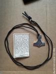 Intricate Pewter Mjolnir Pendant with Detail