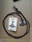 Intricate Pewter Mjolnir Pendant with Detail