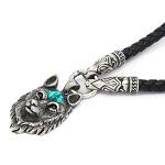 Viking Thor's Hammer Fenrir Wolf Necklace Pendant