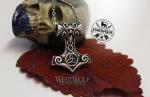 Viking Thor's Hammer Pendant with Triquetra Design
