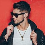 Wolf Head Thor Hammer Viking Necklace for Men