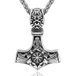 Thor's Hammer Mjolnir Necklace for Men