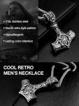 Thor's Hammer Mjolnir Necklace for Men