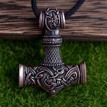 Viking Thor Hammer Mjolnir Necklace for Men