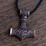 Viking Thor Hammer Mjolnir Necklace for Men