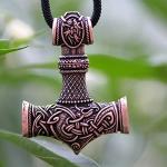 Viking Thor Hammer Mjolnir Necklace for Men