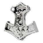 Large Sterling Silver Thor Hammer Pendant