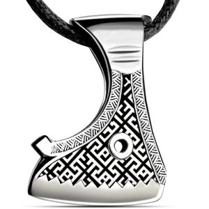 Viking Axe Necklace in Sterling Silver