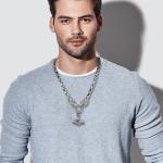 Viking Thor's Hammer Necklaces with Wolf Head Chain