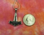 Thor's Hammer Necklace with Rune Mjolnir Pendant